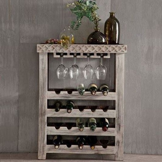 Rustic Looking Bar Cabinet - The Home Dekor