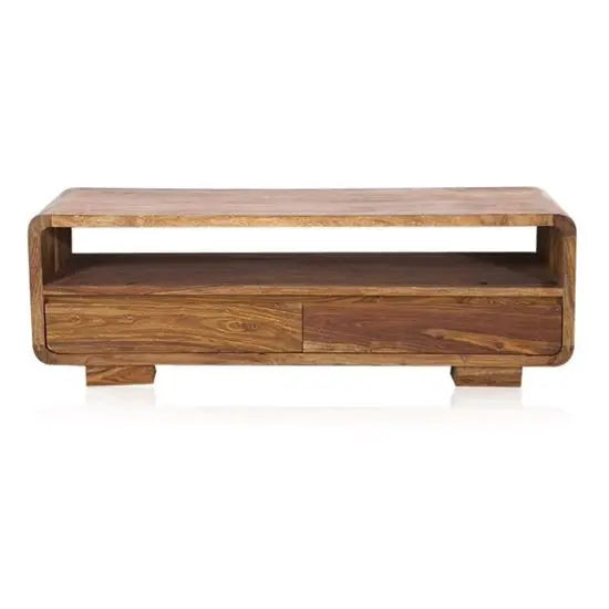 Curved edge tv led rack