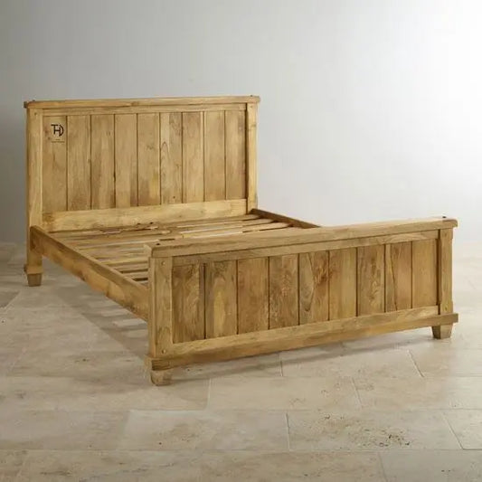 Devi king Size Bed Made in Solid Mango Wood.