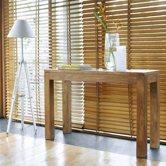 Sleek and simple console table