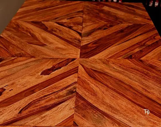 Herringbone Dining Table The Home Dekor