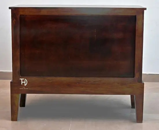 Ran 3 Drawer Chest in Walnut The Home Dekor