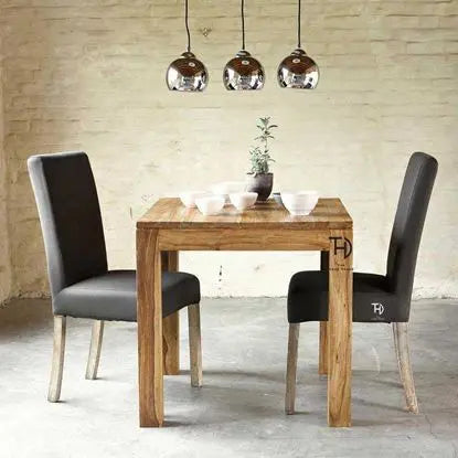 Solid Wood Harry 2 Seater Dining Table.
