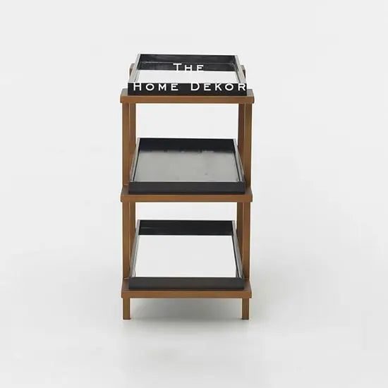Wooden And Metal Frame Olee Open Rack.