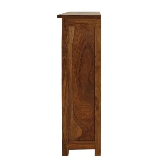 Wooden One Door One Drawer Megan Almira Natural