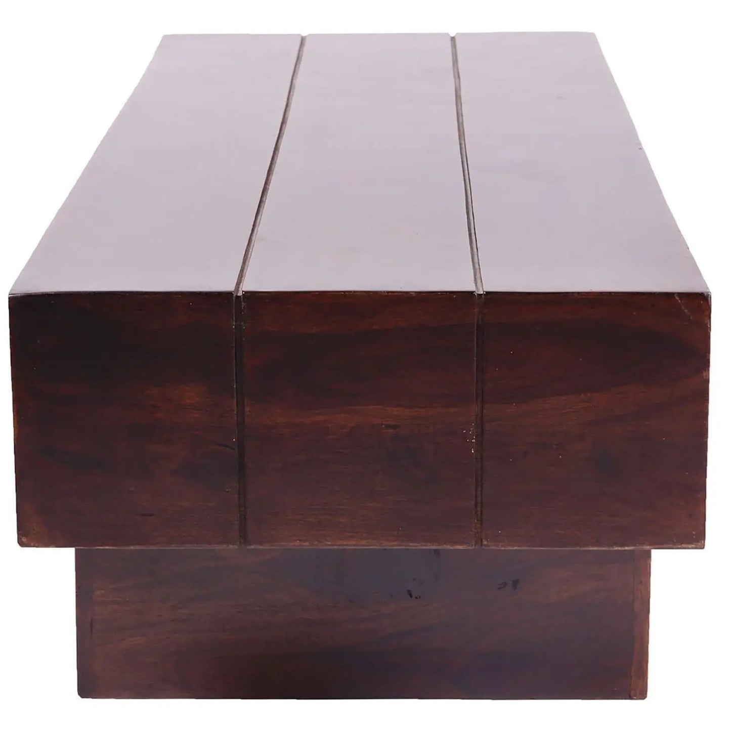 Solid sheesham wood rectangular shape Low height Logatto coffee table.