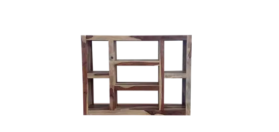 Open Shelf Solidwood Bookshelf in Sheesham Wood.