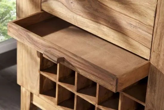 Solid Wood Nisha Bar Cabinet.