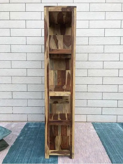 Wooden Open Shelf Cyno Bookshelve cum Room Divider.