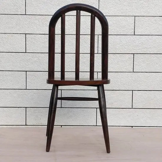 Wooden  Round Back Aur Chair.