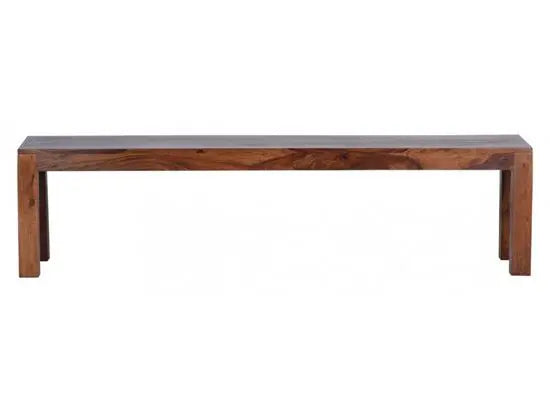 Two seater wooden bench for dining table.