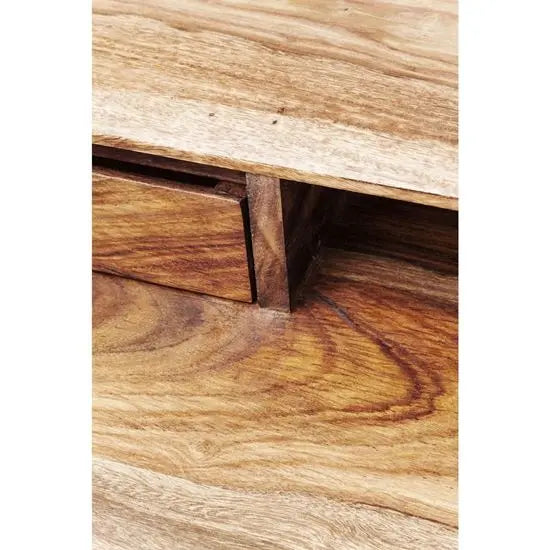 Solid Wood Four Drawer Owada Desk Natural.