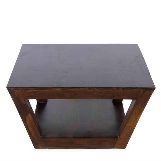 Laatto Coffee Table Made in Sheesham Wood, Strong Wooden Coffee Table. Rectangular Shape Coffee Table.