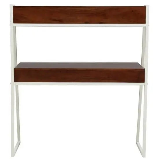 Solid Sheesham Wood and Metal Frame Major Study Table.