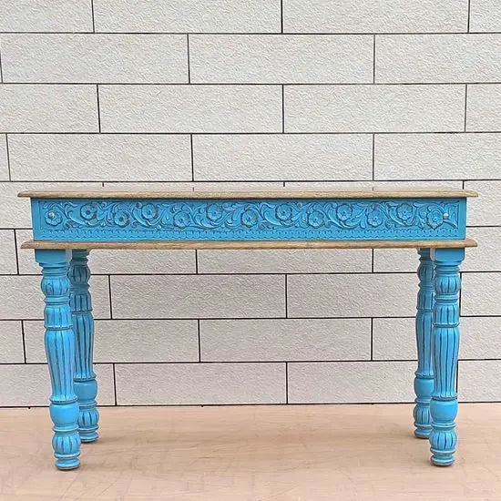 Hand carved console table manufacturer