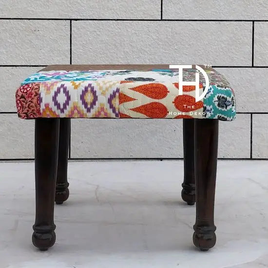 Chowki Assorted Patchwork The Home Dekor