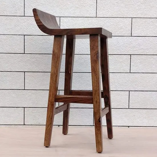 Mac Bar Chair Made in Solid Sheesham Wood.