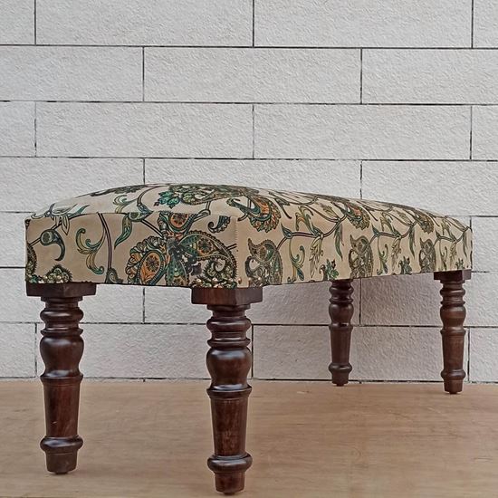 Sarah Flower Bench Cream