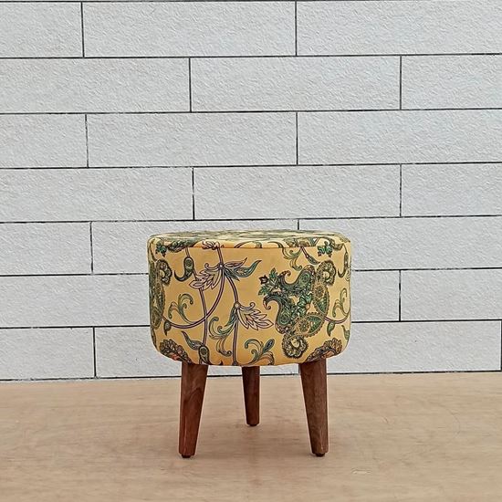 Yellow Pouf