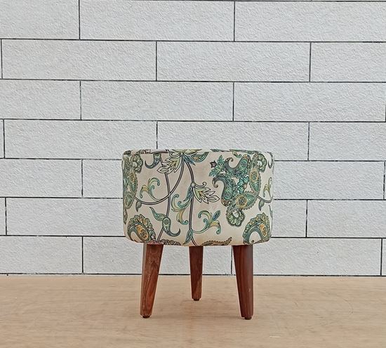 Cream Pouf