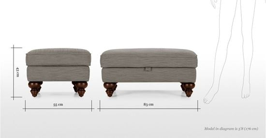 Della Storage Footstool