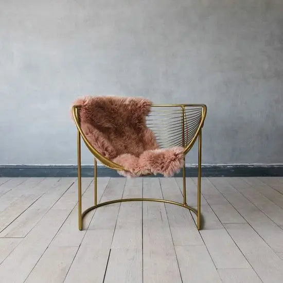 Designer metal chair
