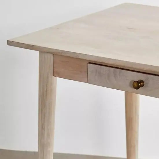 Solid Mango Wood Two Drawer Monet Study Desk.