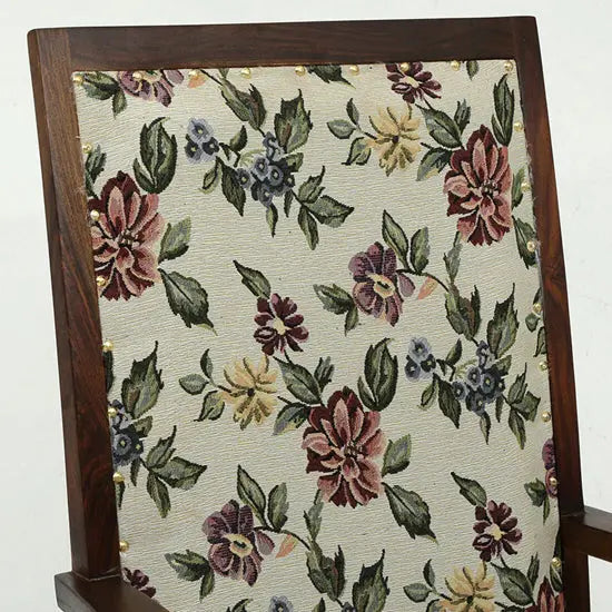 Wooden Amira Chair With Handrest.