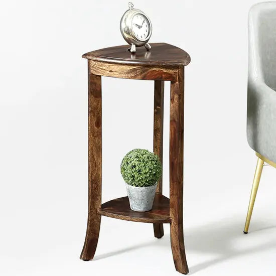 Solid Wood SanBee Triangle Table