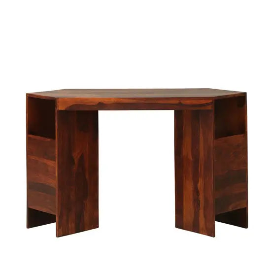 Designer Corno Dune Desk Made In Solid Sheesham Wood.