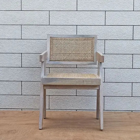 Atlanta Chair Make in Natural Cane Seat and Back Rest is Natural Cane. This Chair used in Office area and Dining Chairs.