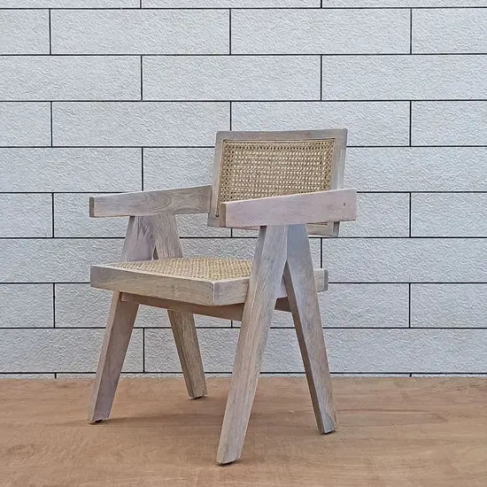 Wooden and Natural Cane Atlanta Chair