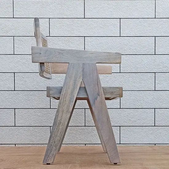 Solid Wood and Natural Cane Atlanta Chair