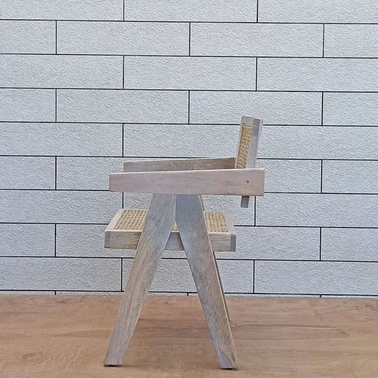 Solid Mango Wood and Natural Atlanta Chair.