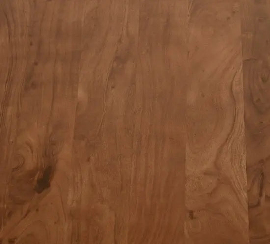 Tabletop of acacia wood.