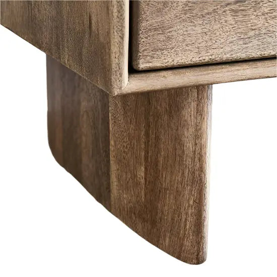 Six Drawer Modern Dresser made in Solid mango Wood.