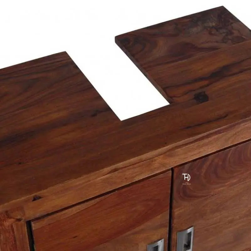 Wooden Two doors bt washbasin cabinet.