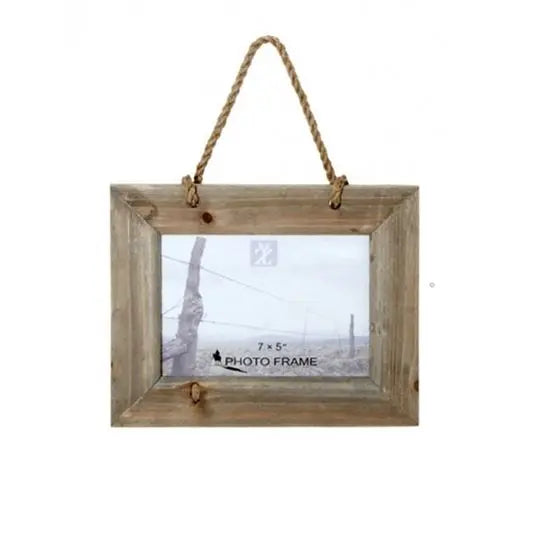 Wooden Devi Photo Frame of 1 in Mango natural Finish