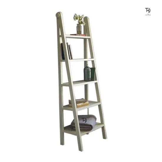 Solid Wood Open Shelf Ladwing Queen Bookcase.