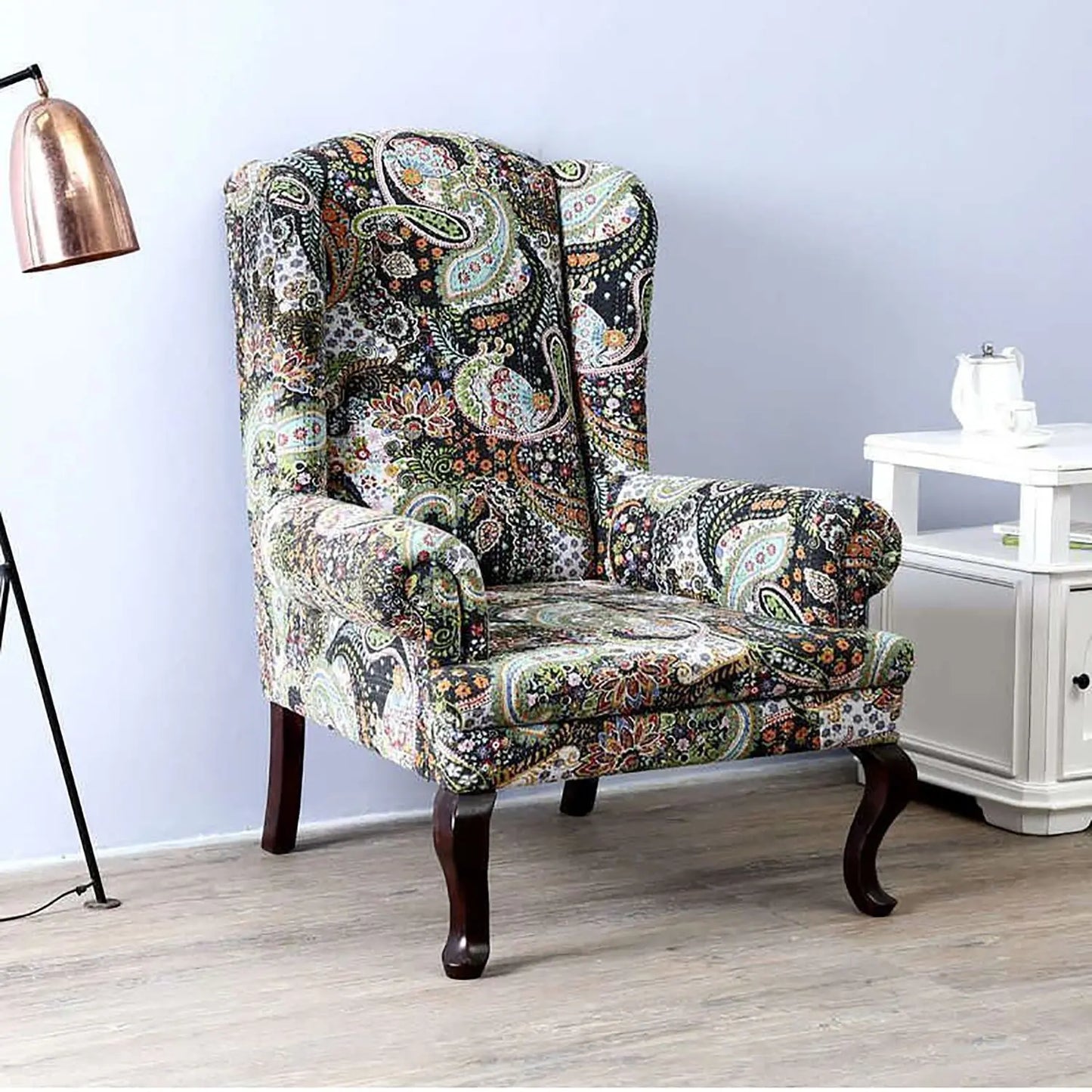 Solid Wood Maharaja Sofa Black.