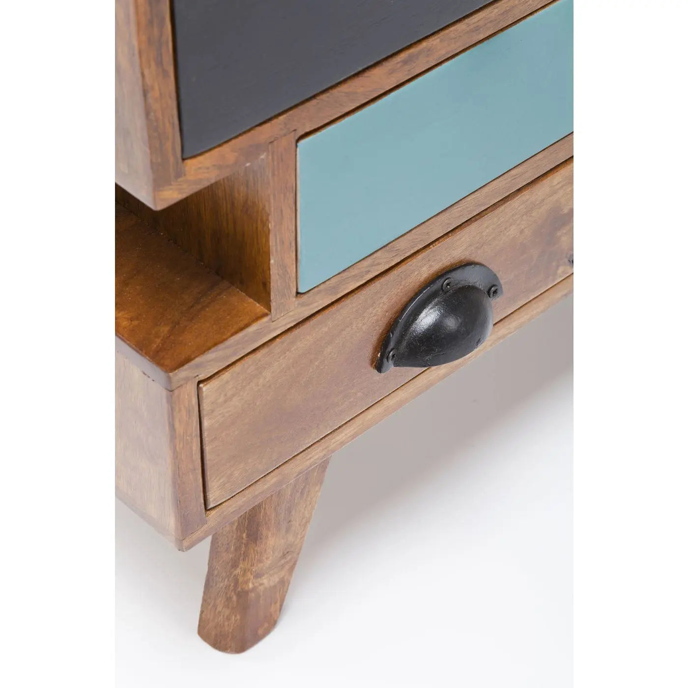 Wooden Multicolor Eight Drawers Ran Dresser.