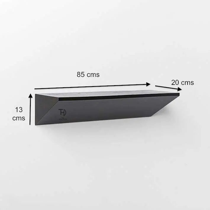 Black Triangle Design Trio Wall Rack made in Mdf.