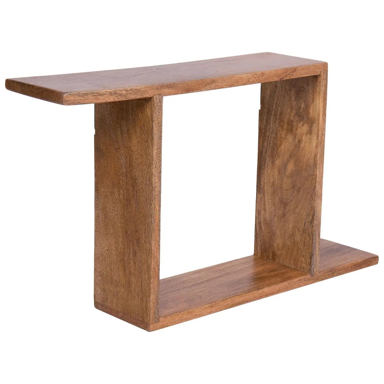 Z Shaped Wooden Wall Rack.