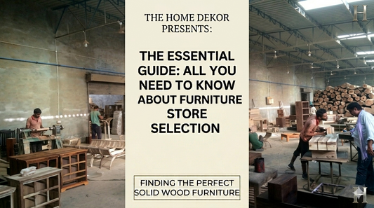 Furniture Store Selection Guide for Smart Buyers