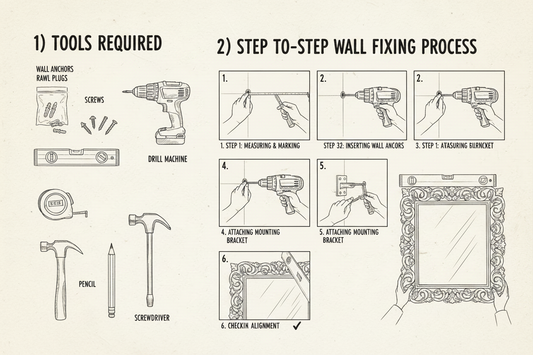 mirror frame assembly