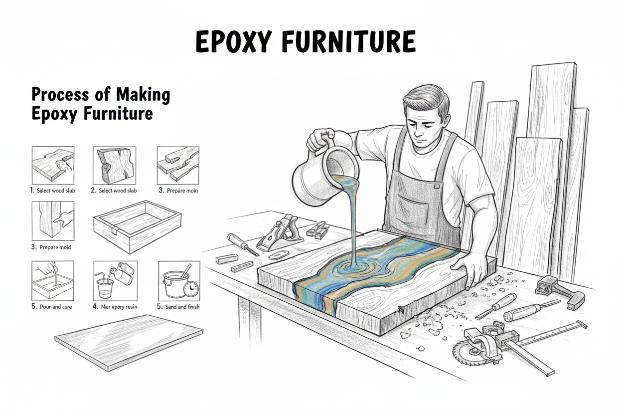 epoxy furniture manufacturer