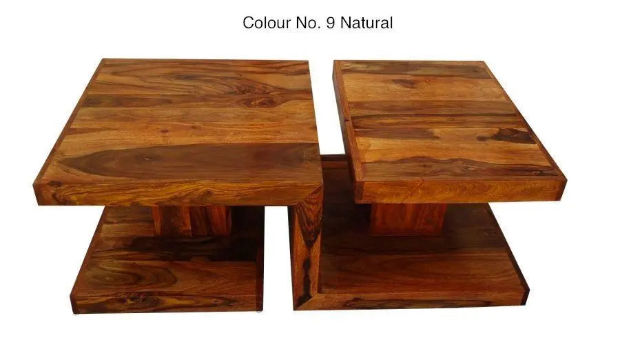 Wooden Z shaped Coffiyano coffee table. 