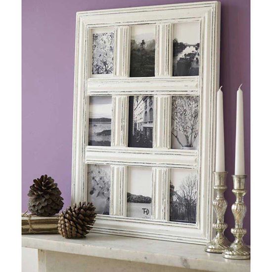 Rustic white Photo Frame