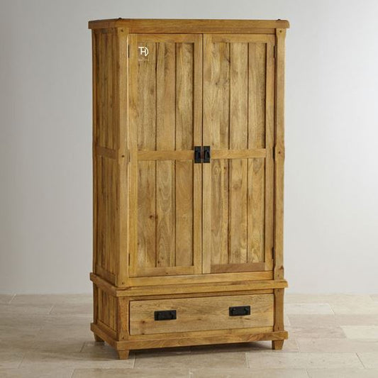 Devi Wardrobe With 2 Doors 2 Drawers