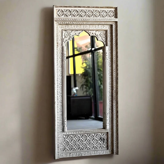 Jharokha Wooden mirror frame